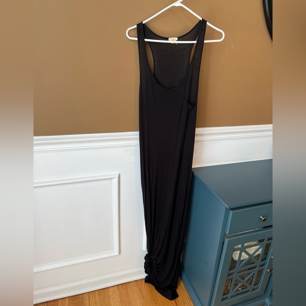 One Clothing Womens Black Sleeveless Maxi Dress Size L Capsule Wardrobe Casual